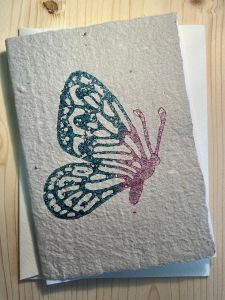 Schreibkarte Schmetterling