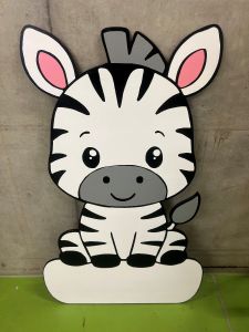 Geburtstafel Zebra